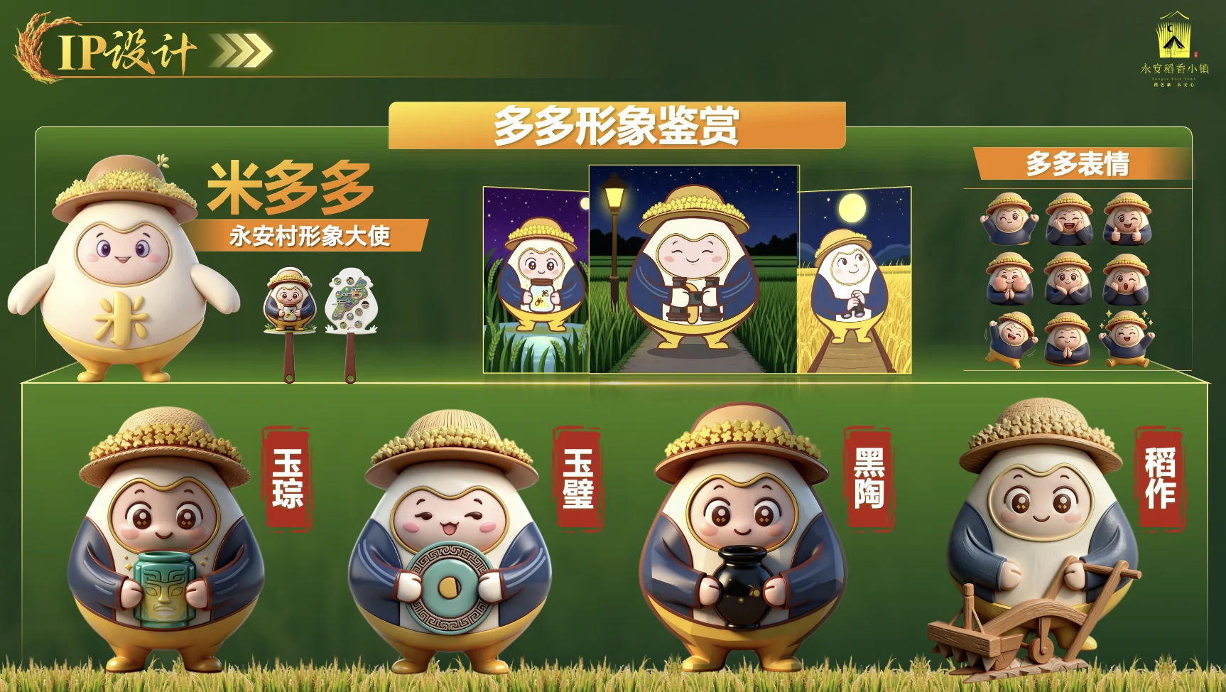 米多多 IP 形象设计